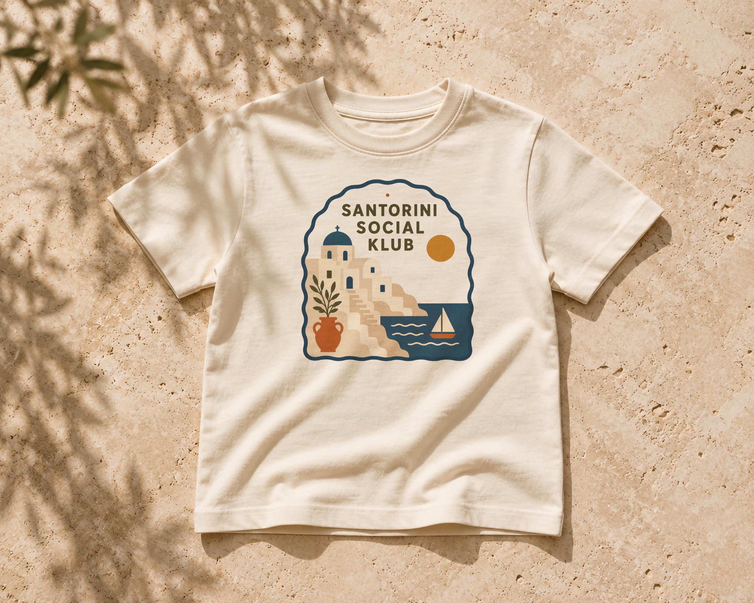 SANTORINI SUMMER KLUB T-shirt