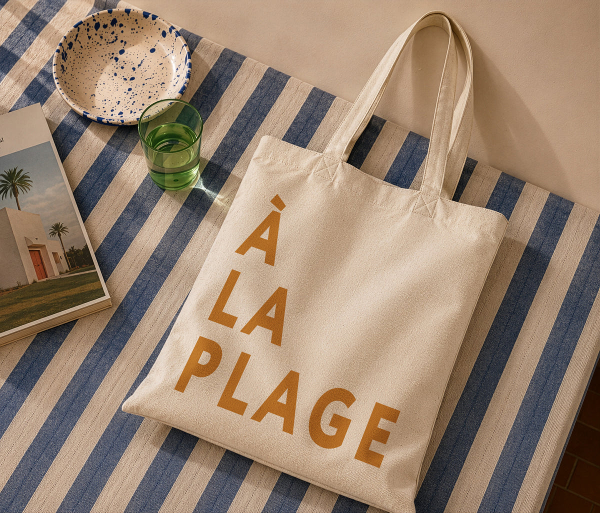 À la Plage Tote Bag