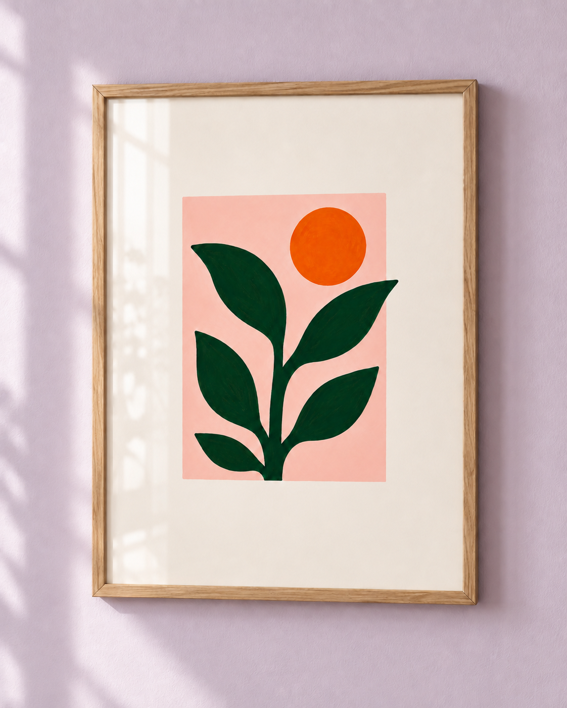 Botanical Sun Art Print