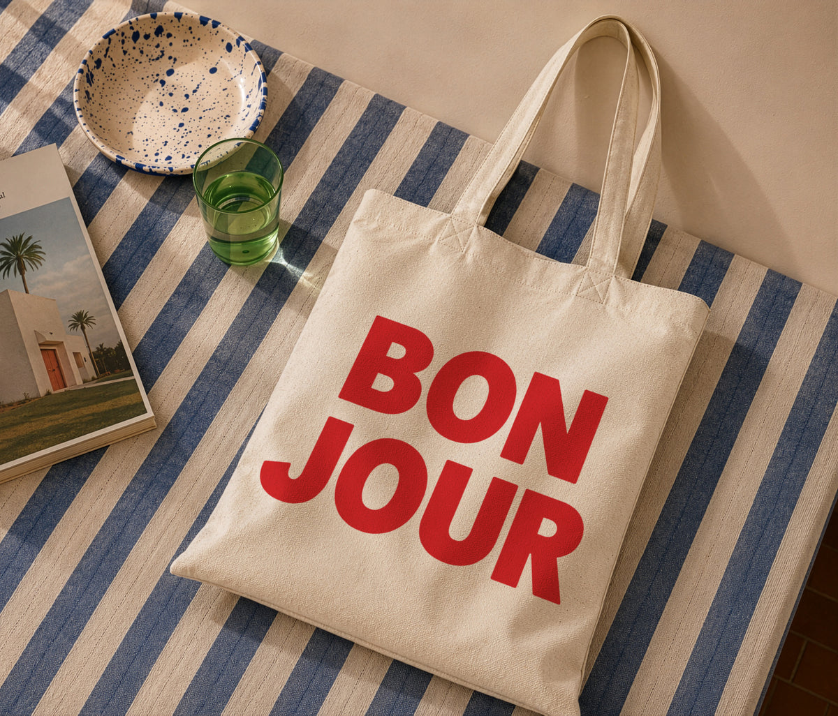 Bonjour Tote Bag