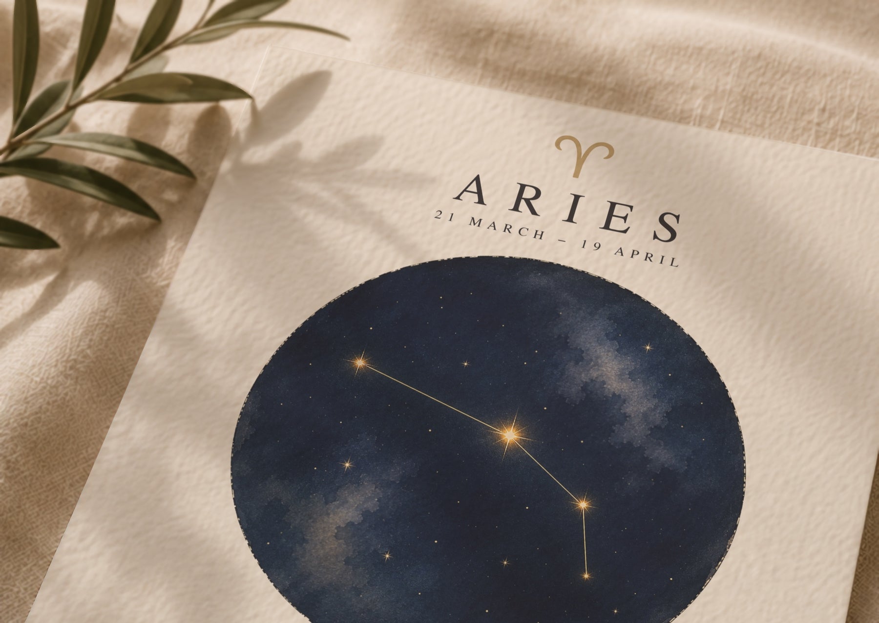 Personalised Zodiac Constellation Birth Story Print | Custom Baby Details Nursery Wall Art | Framed or Unframed