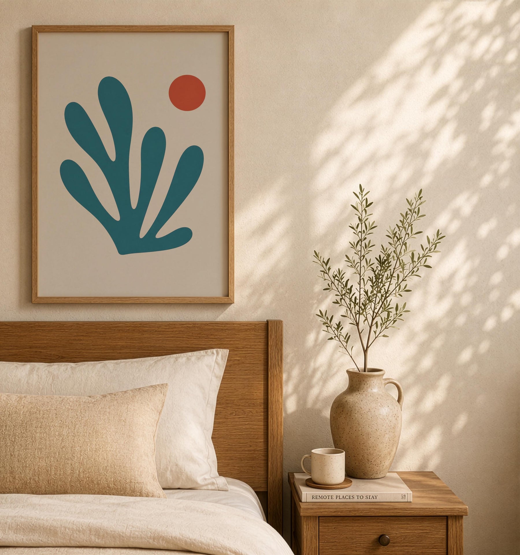 Pelago Seaweed Print | Abstract Botanical Coastal Wall Art | Framed or Unframed