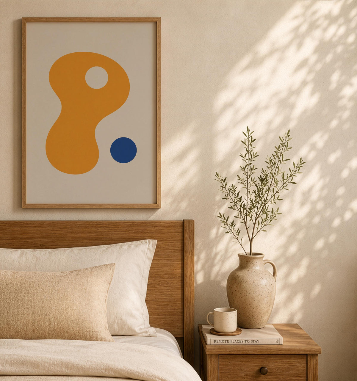 Tafoni Abstract Rock Print | Mediterranean Organic Modern Coastal Wall Art (Framed or Unframed)