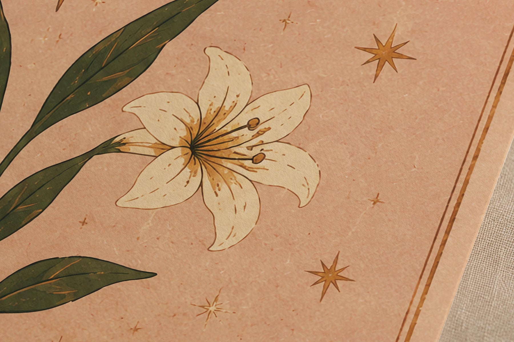 Be Kind Print | Inspirational Hand-Painted Floral Artwork, Celestial Folk Art | Framed or Unframed