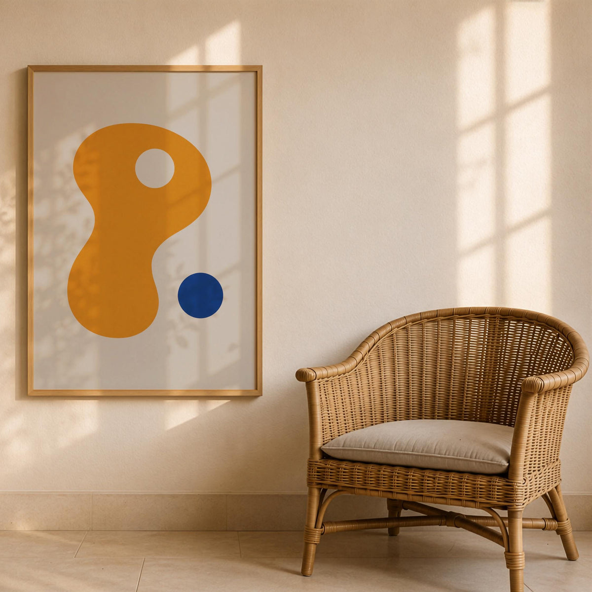Tafoni Abstract Rock Print | Mediterranean Organic Modern Coastal Wall Art (Framed or Unframed)