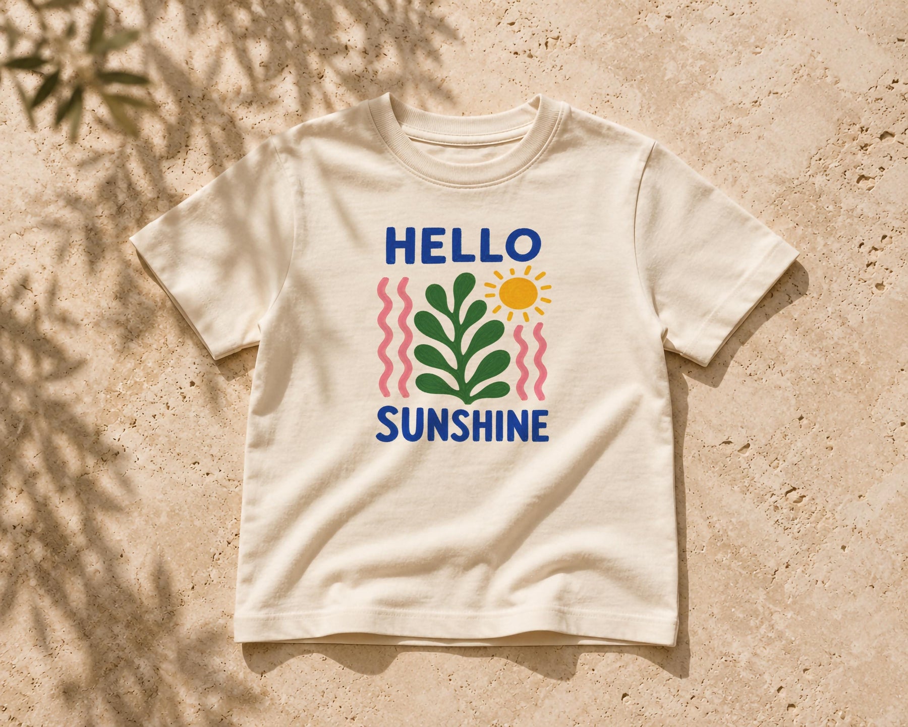 Organic Cotton Botanical T-Shirt | Kids Summer Graphic Tee