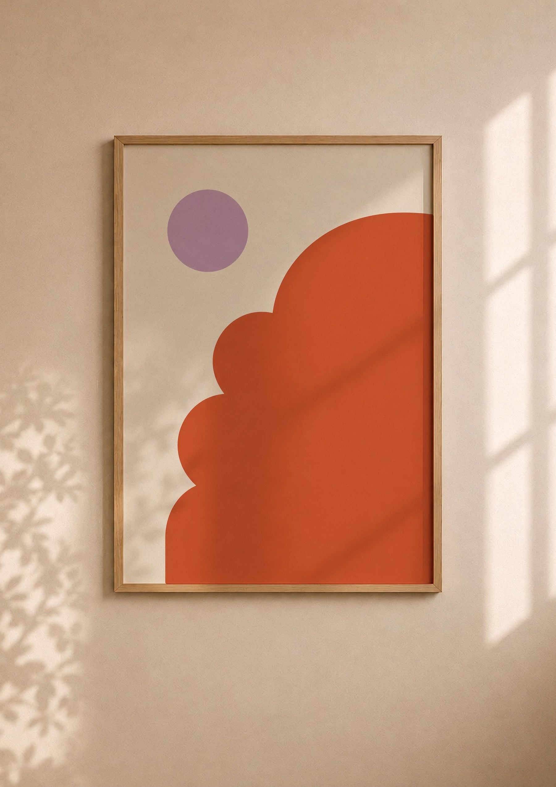 Domo Architectural Print | Terracotta Domes, Minimalist Mediterranean Wall Art | Framed or Unframed