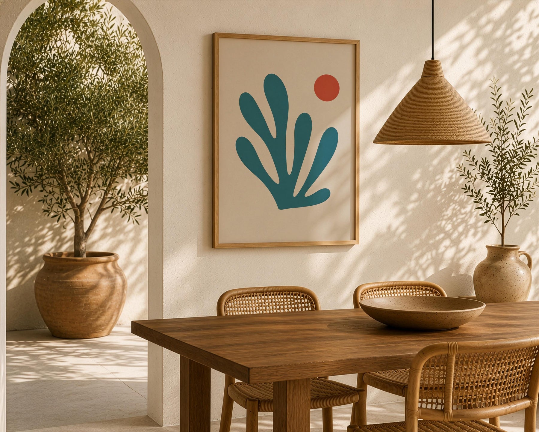 Pelago Seaweed Print | Abstract Botanical Coastal Wall Art | Framed or Unframed