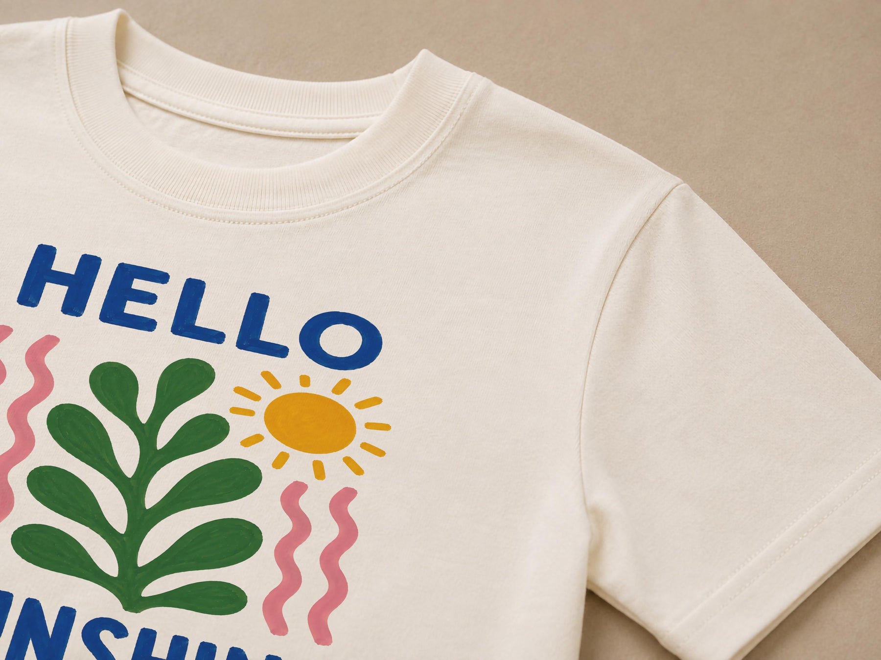 Organic Cotton Botanical T-Shirt | Kids Summer Graphic Tee