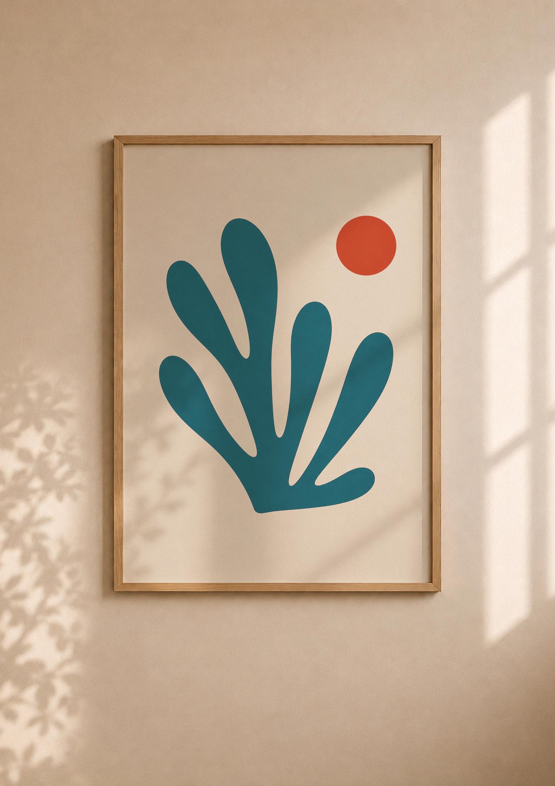 Pelago Seaweed Print | Abstract Botanical Coastal Wall Art | Framed or Unframed