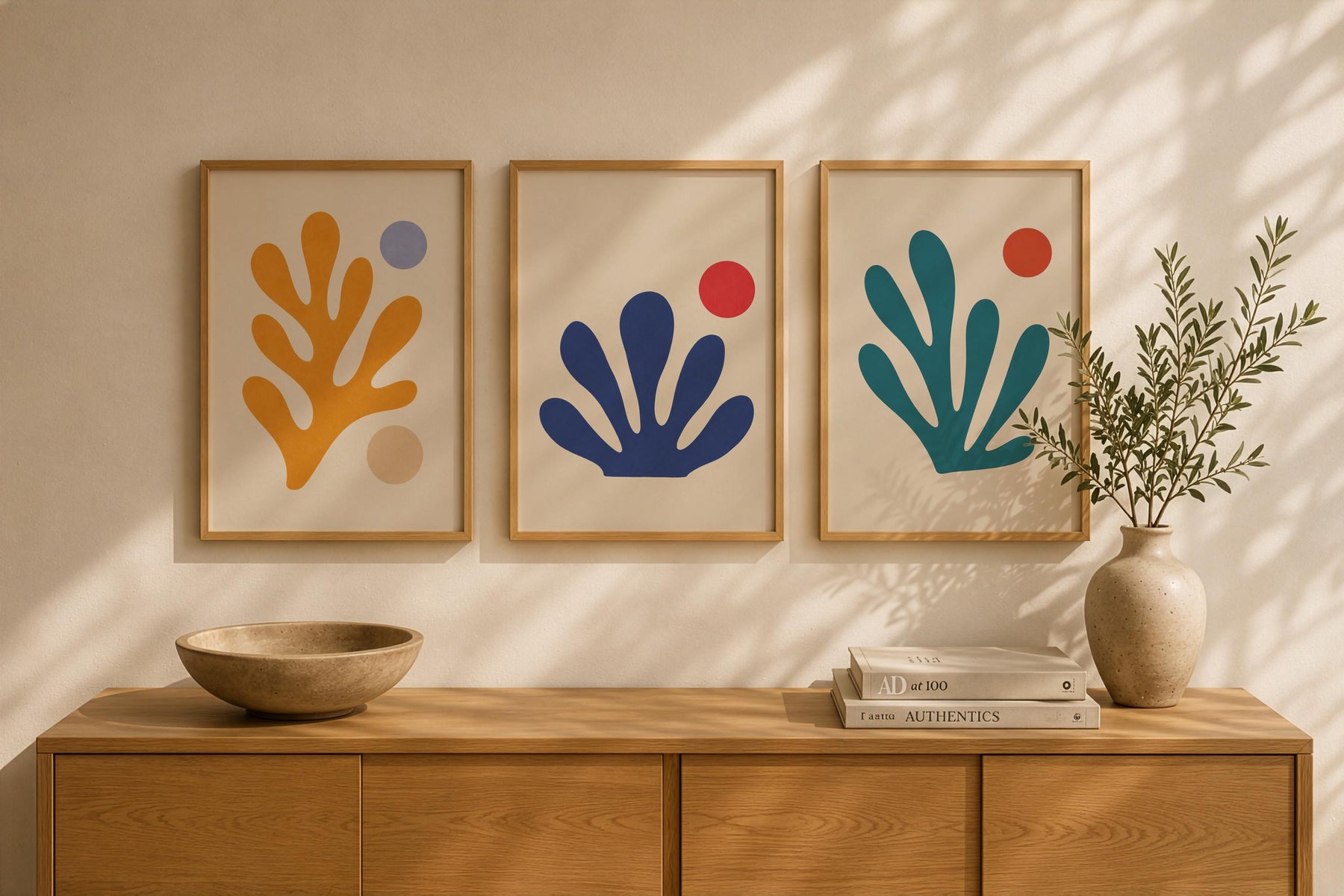 Pelago Seaweed Print | Abstract Botanical Coastal Wall Art | Framed or Unframed
