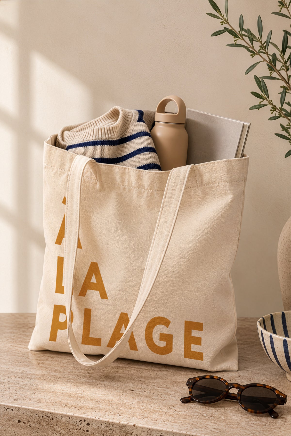 À la Plage Tote Bag