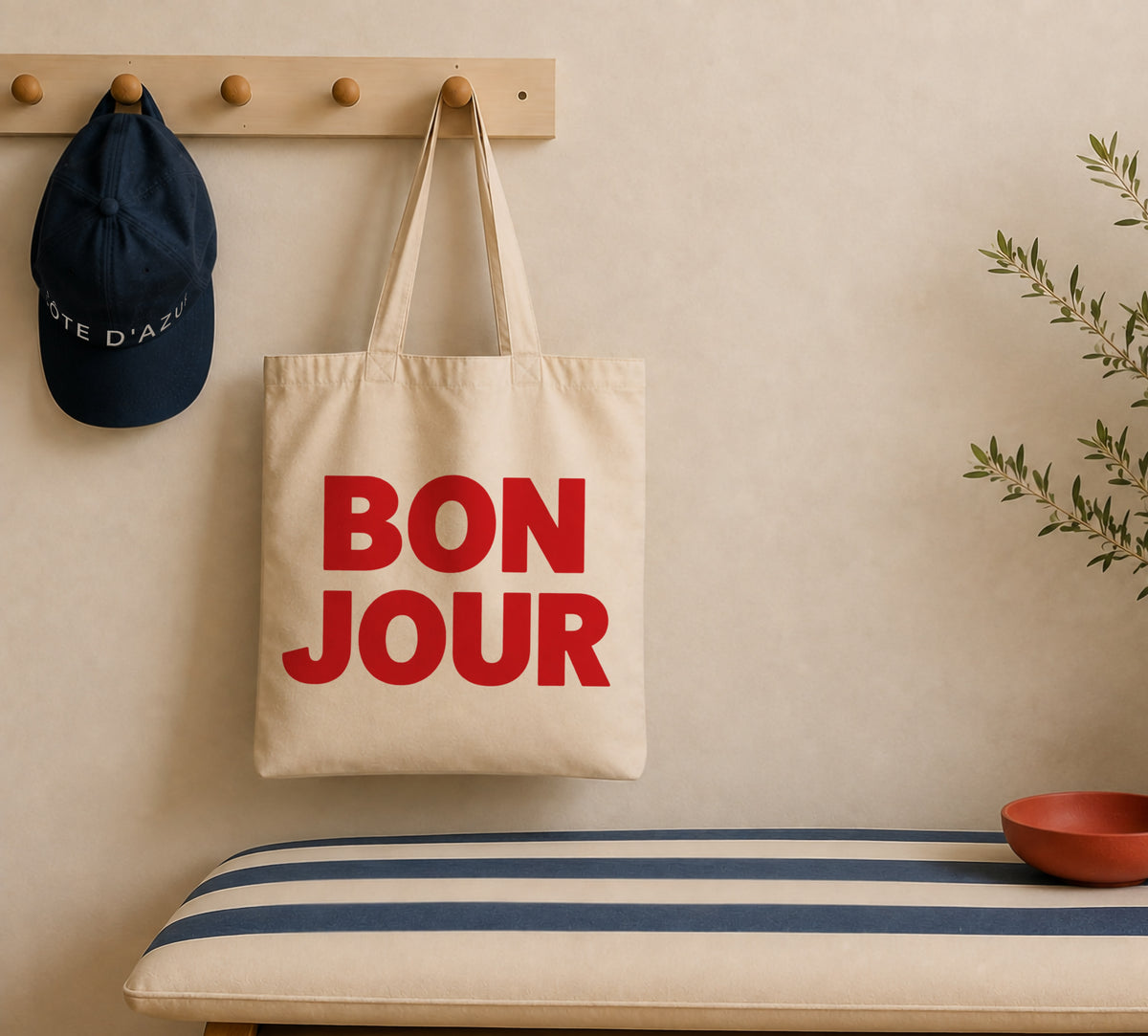 Bonjour Tote Bag