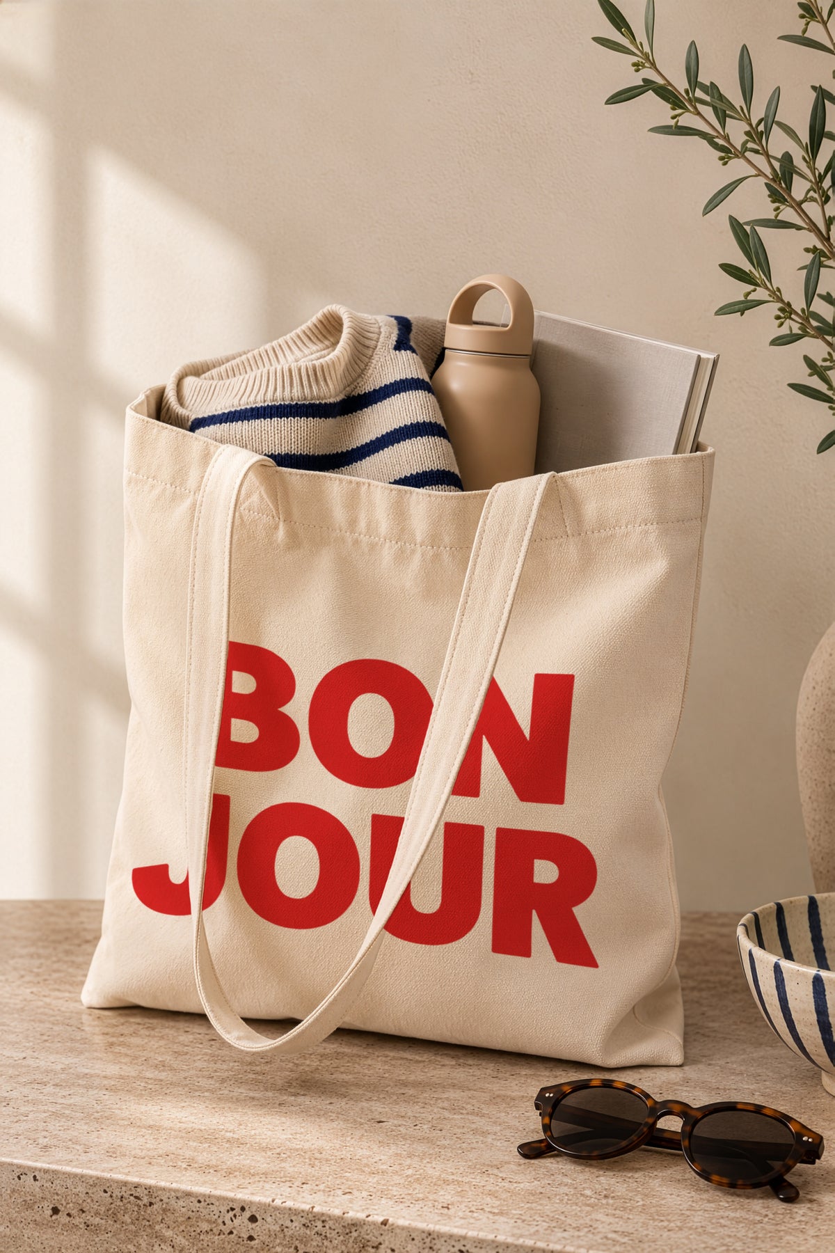 Bonjour Tote Bag