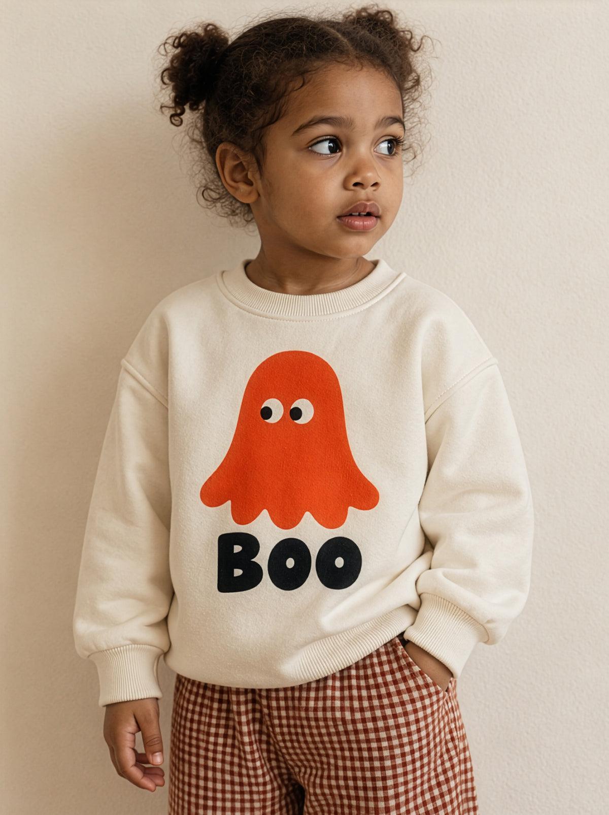 Boo Ghost Kids Sweatshirt