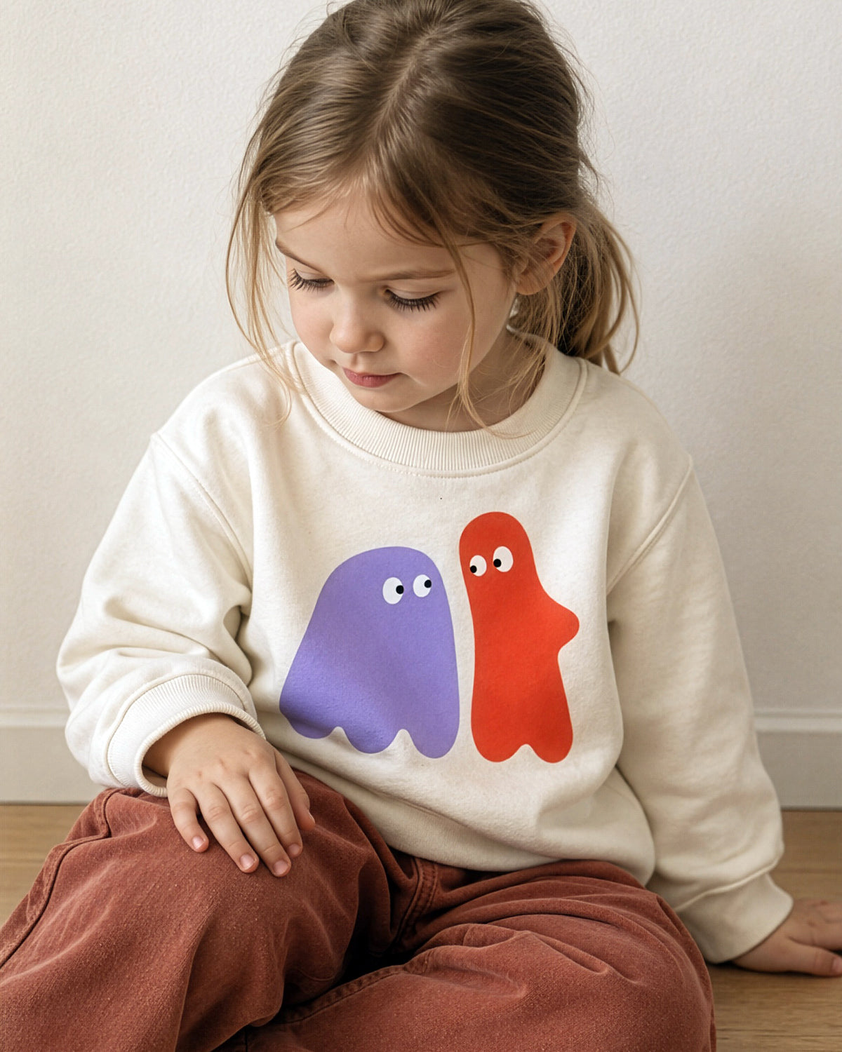 Two Ghosts Kids Sweatshirt