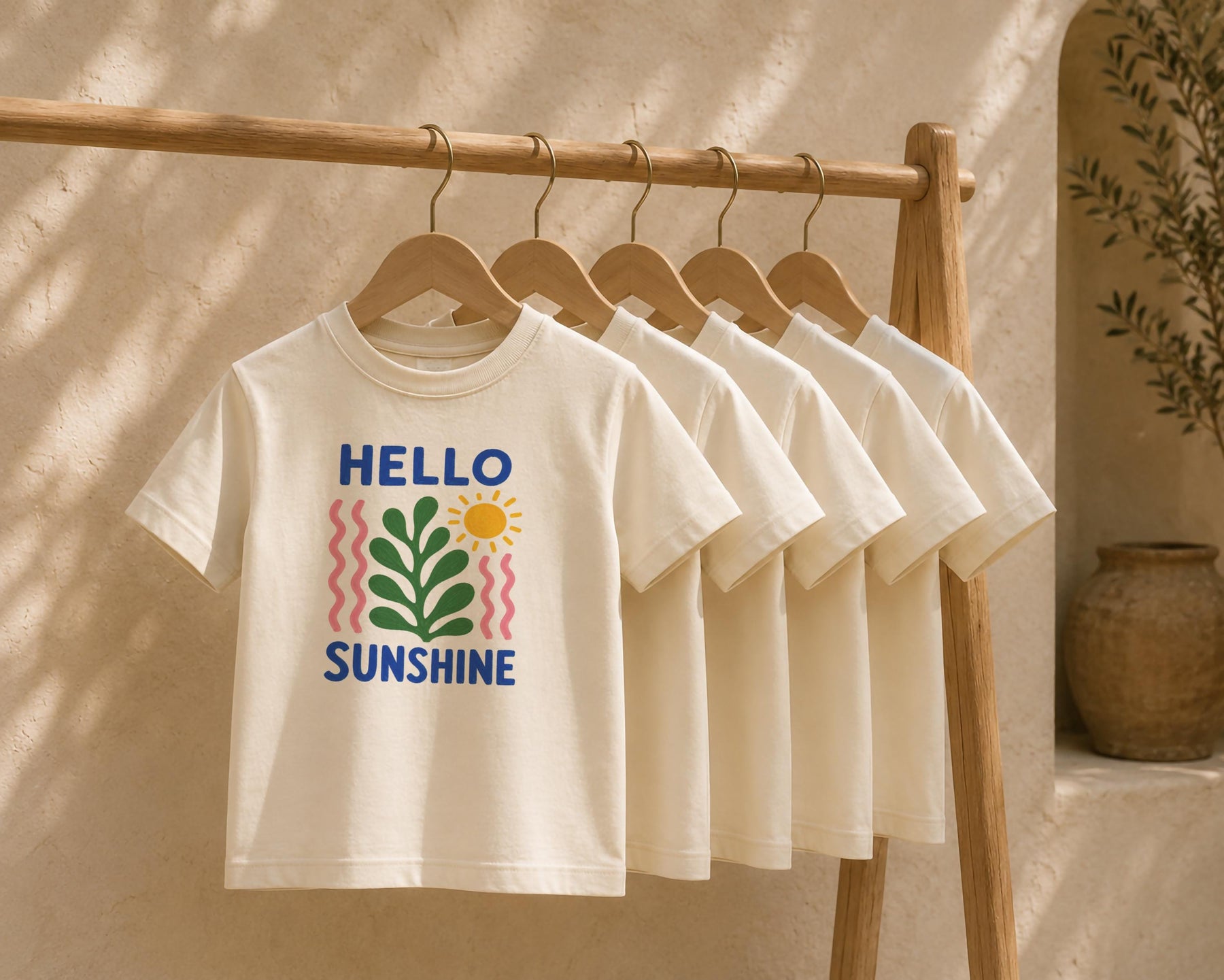 Organic Cotton Botanical T-Shirt | Kids Summer Graphic Tee