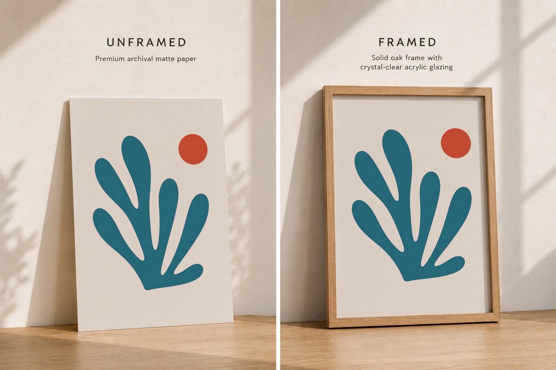 Pelago Seaweed Print | Abstract Botanical Coastal Wall Art | Framed or Unframed