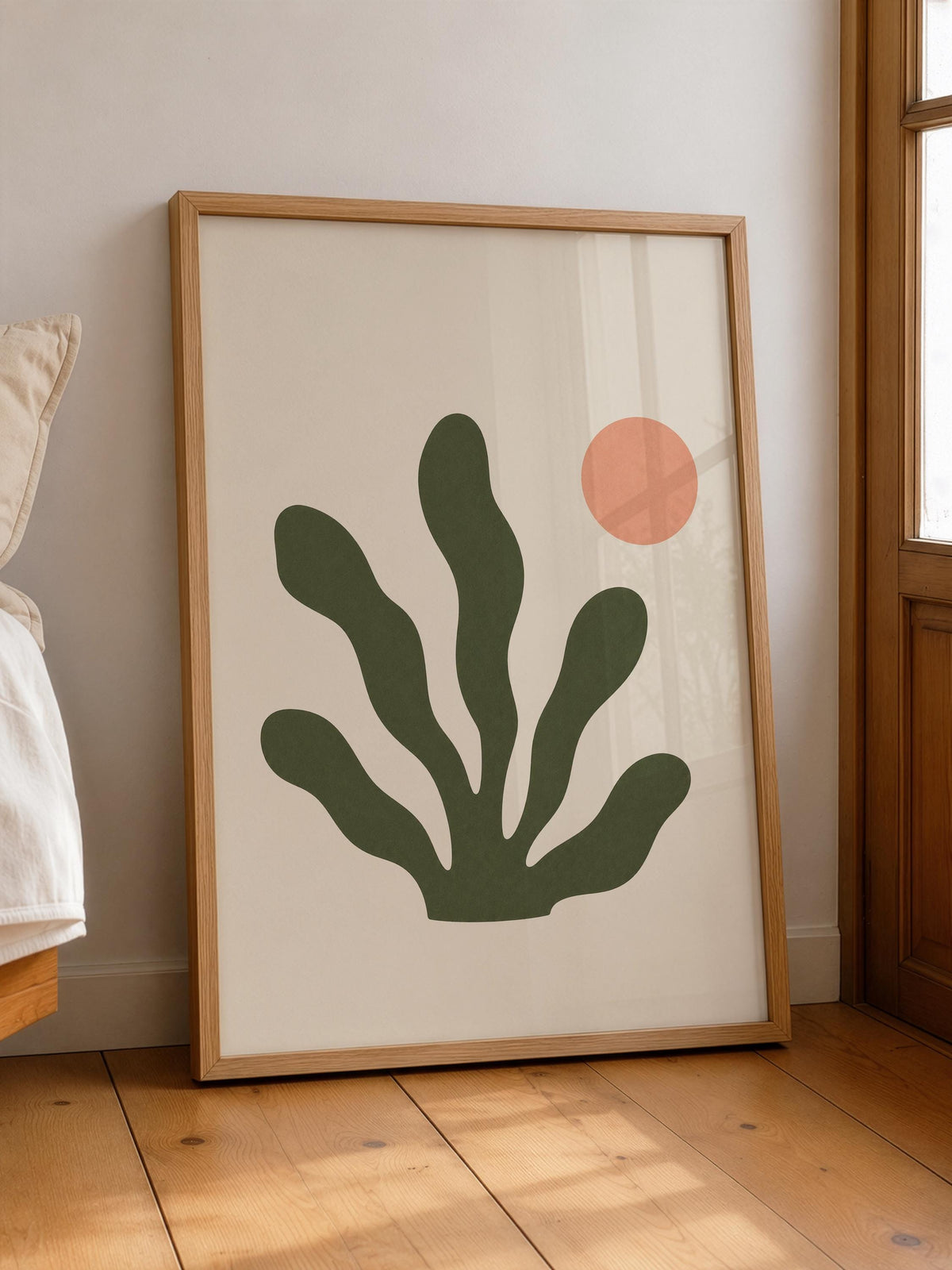 Ebb Seaweed Print | Coastal Botanical Art, Organic Abstract Home Decor | Framed or Unframed