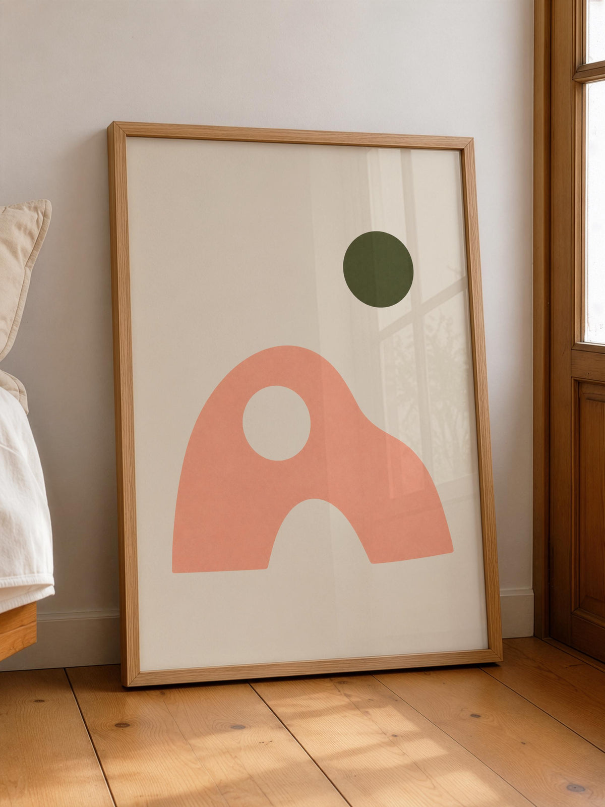 Cove Abstract Organic Rock Print | Minimalist Arch, Neutral Decor Wall Art | Framed or Unframed