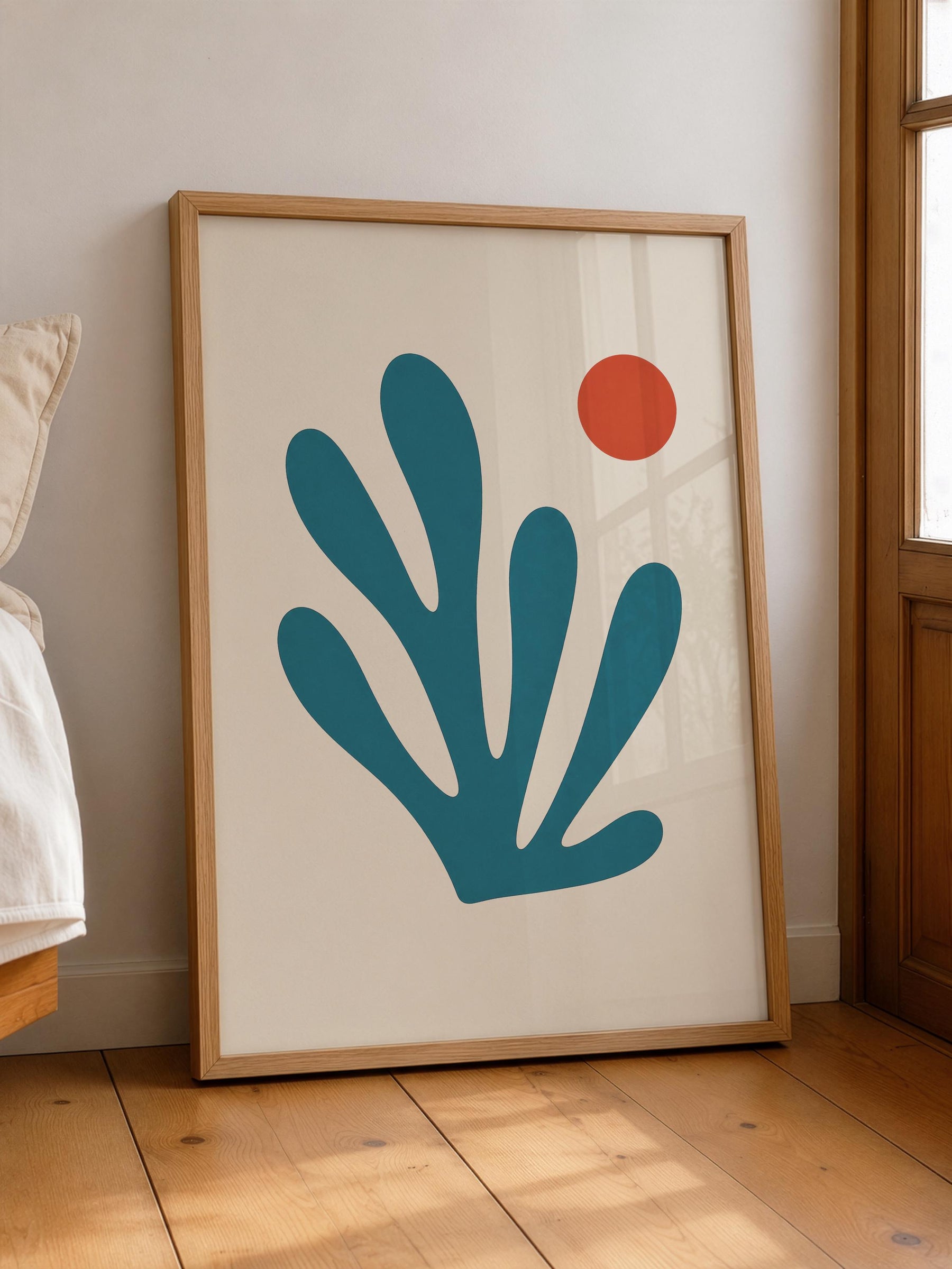 Pelago Seaweed Print | Abstract Botanical Coastal Wall Art | Framed or Unframed
