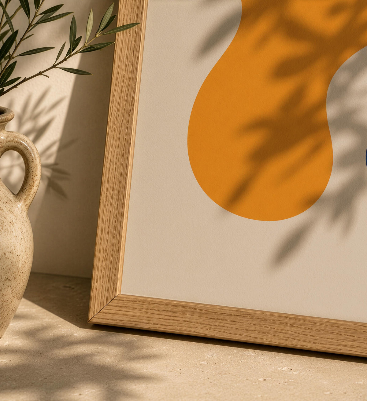 Tafoni Abstract Rock Print | Mediterranean Organic Modern Coastal Wall Art (Framed or Unframed)