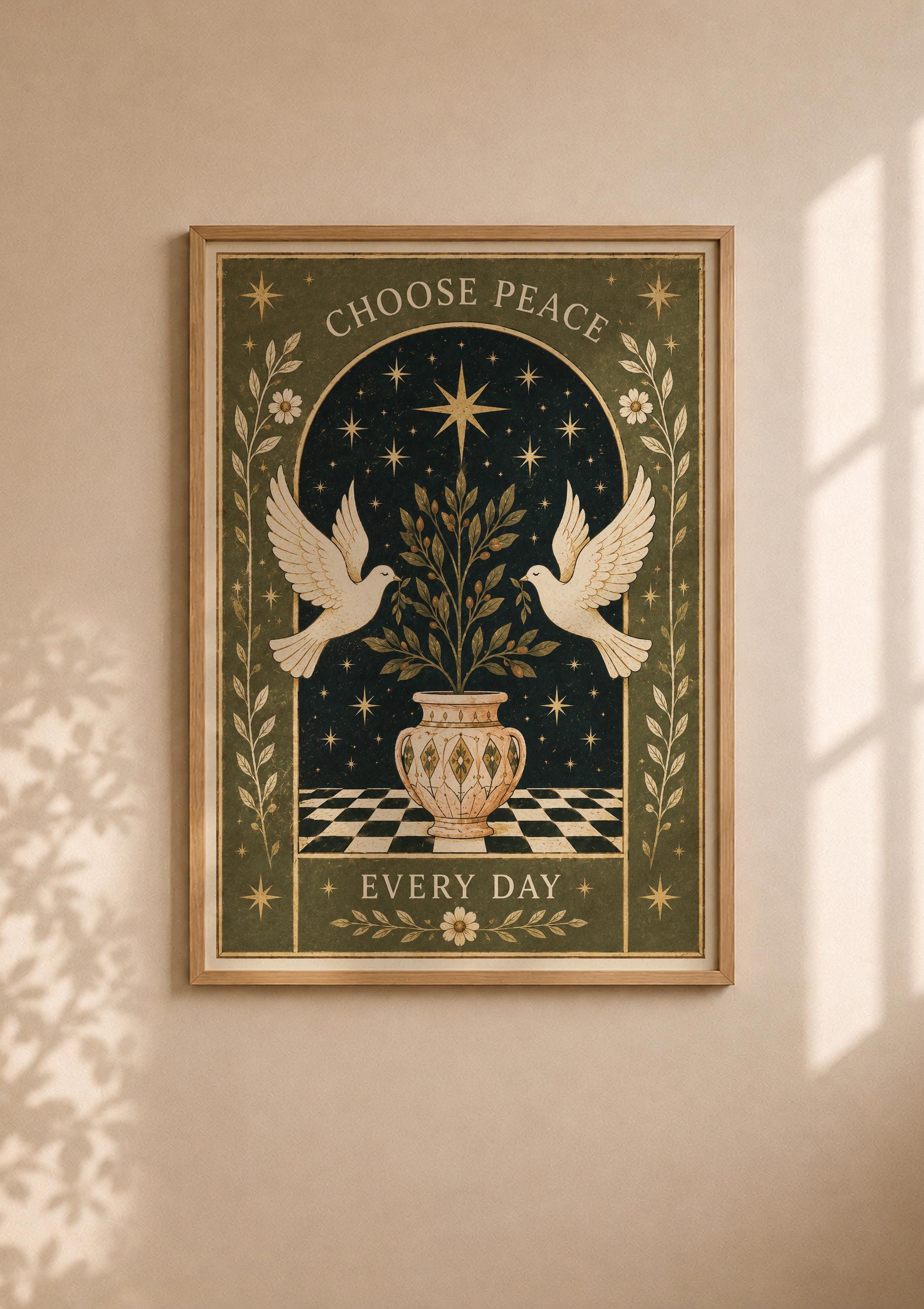 Choose Peace art print
